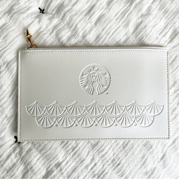 Limited Edition Starbucks White Siren Pouch and Notebook from Phillippines - Picture 1 of 9